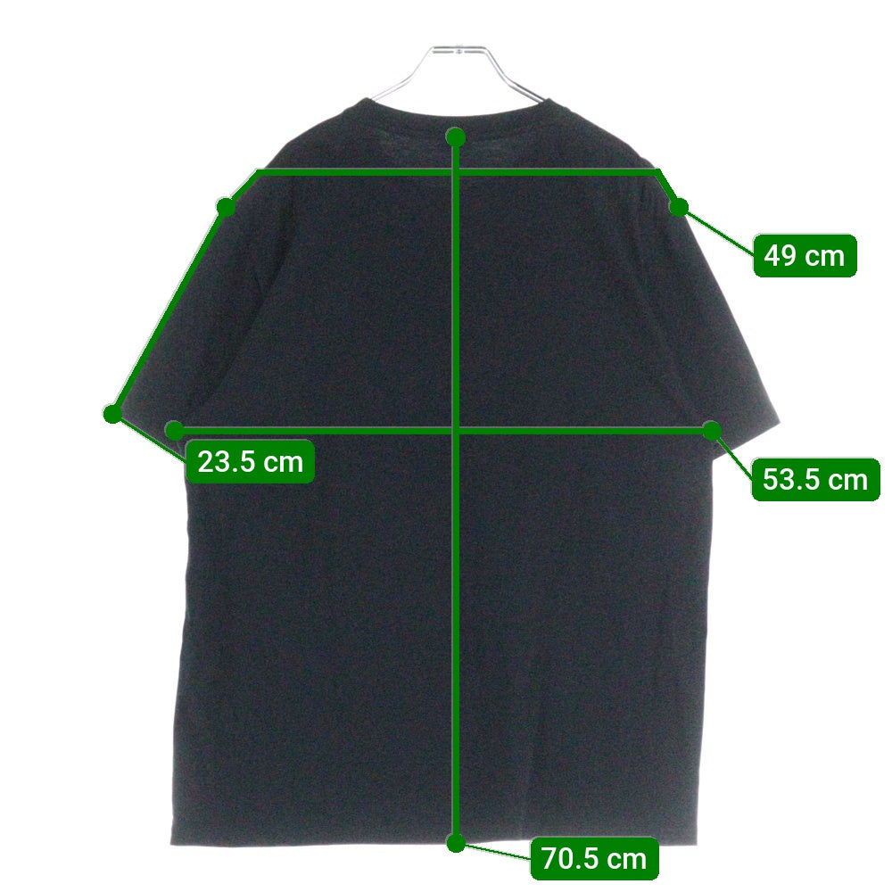 LOEWE(ロエベ) RELAXED FIT T-SHIRT フロント ロゴ 刺繍 リラックス フィット 半袖 Tシャツ カットソー ブラック H526Y22XBF