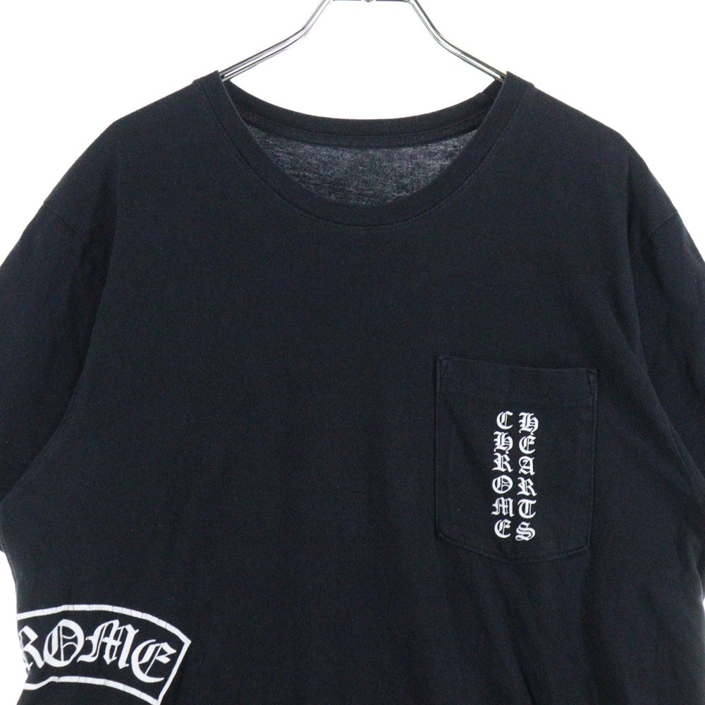 CHROME HEARTS(クロムハーツ) CH T-SHRT 1 Tバーバックホースシュープリント Tシャツ 半袖カットソー