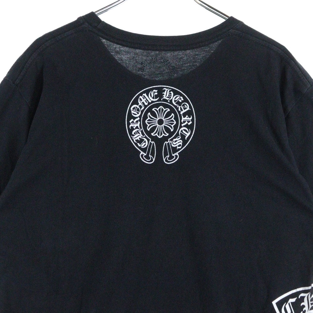 CHROME HEARTS(クロムハーツ) CH T-SHRT 1 Tバーバックホースシュープリント Tシャツ 半袖カットソー