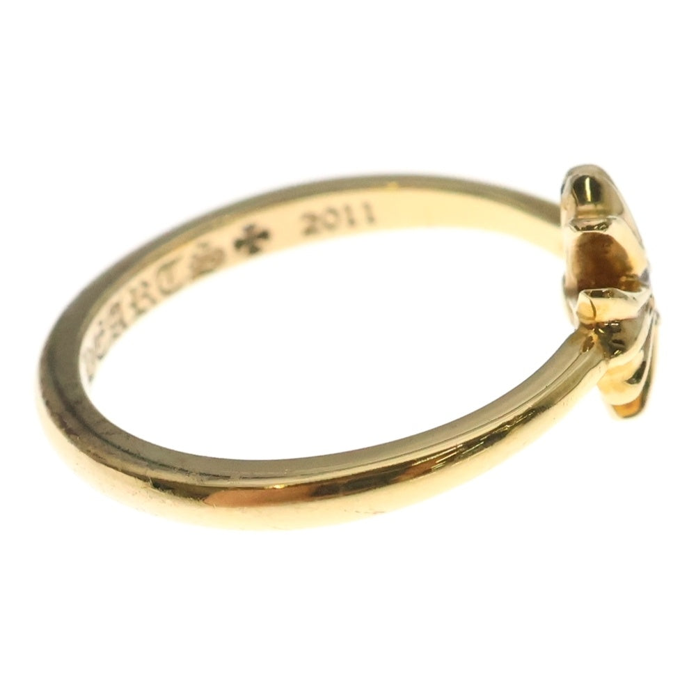 CHROME HEARTS(クロムハーツ) 22K BUBBLGM CH PLS DIA 22KバブルガムCHプラス 1ダイヤ ゴールドリング