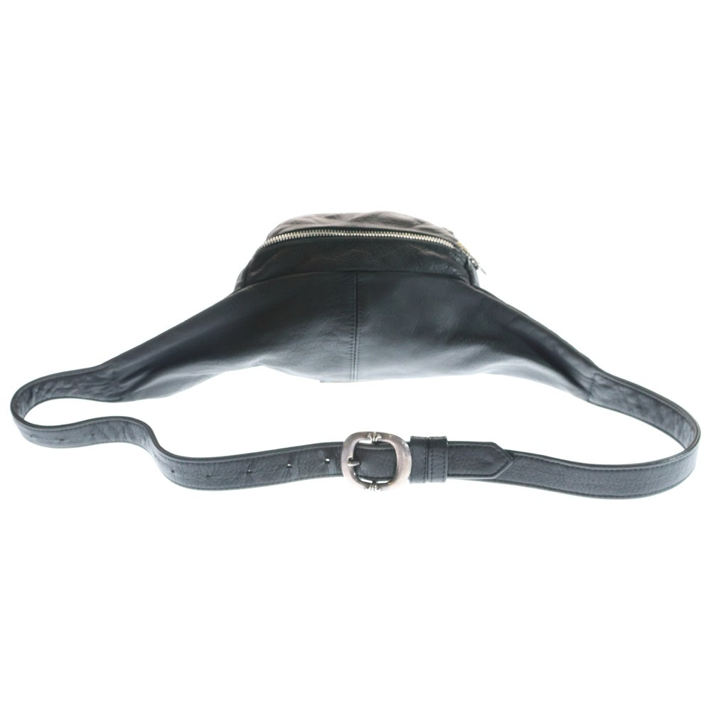 CHROME HEARTS(クロムハーツ) #1 SNAT PACK スナットパック ダガージップ ガンスリンガーベルト レザーウエストバッグ ブラック BCA378