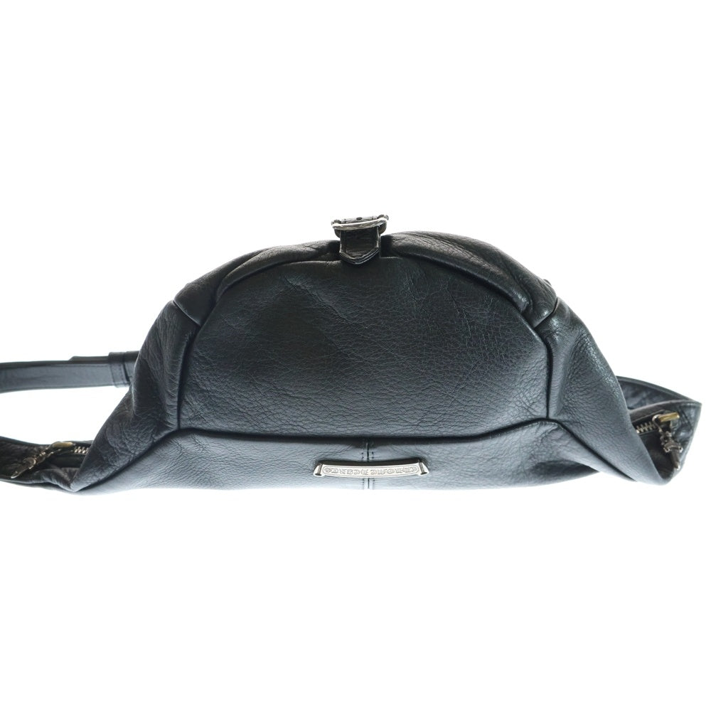 CHROME HEARTS(クロムハーツ) #1 SNAT PACK スナットパック ダガージップ ガンスリンガーベルト レザーウエストバッグ ブラック BCA378