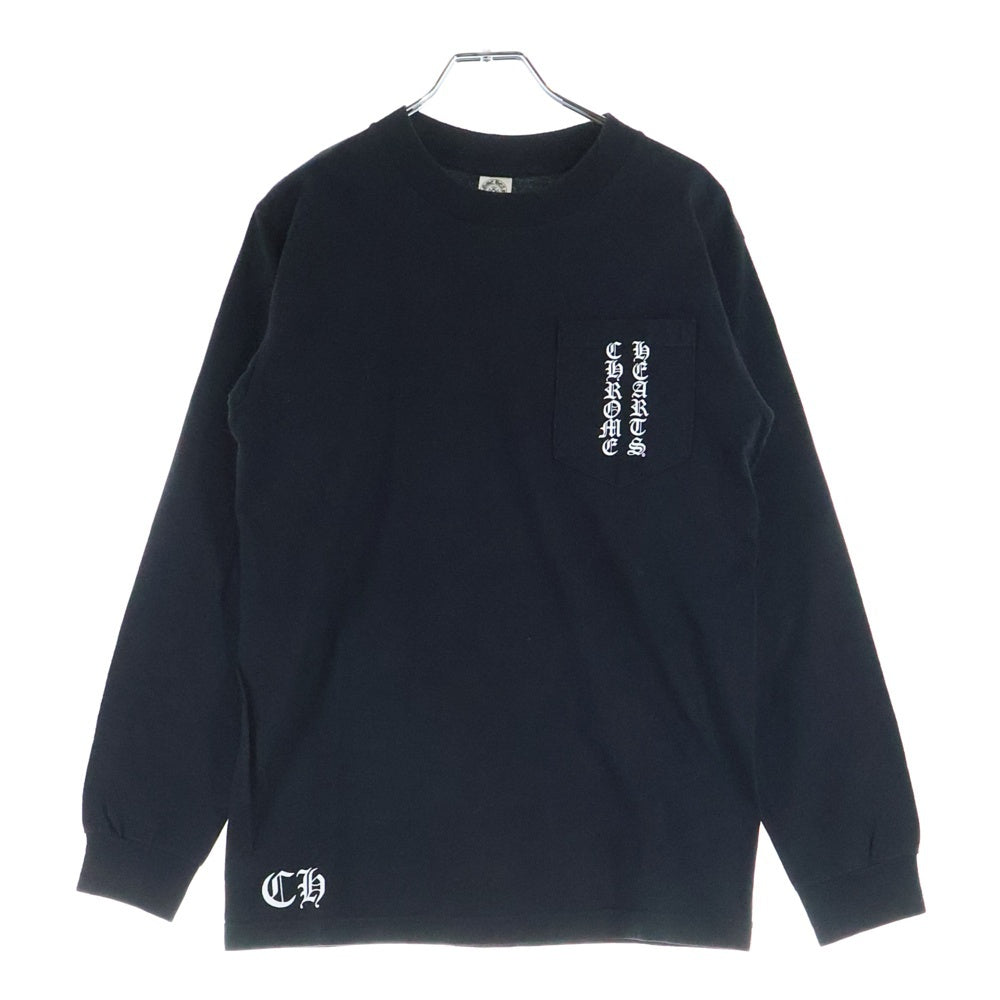CHROME HEARTS(クロムハーツ) OLD RS3クロスプリント 長袖Tシャツ ブラック