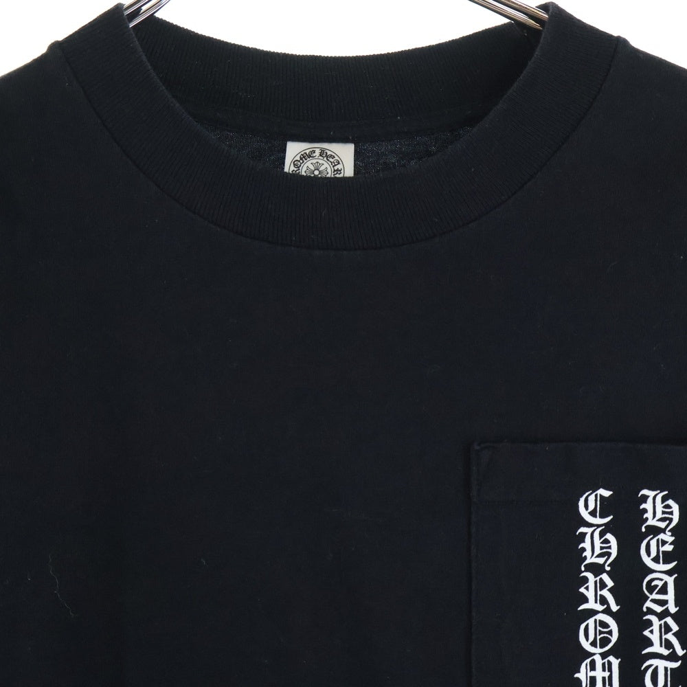 CHROME HEARTS(クロムハーツ) OLD RS3クロスプリント 長袖Tシャツ ブラック
