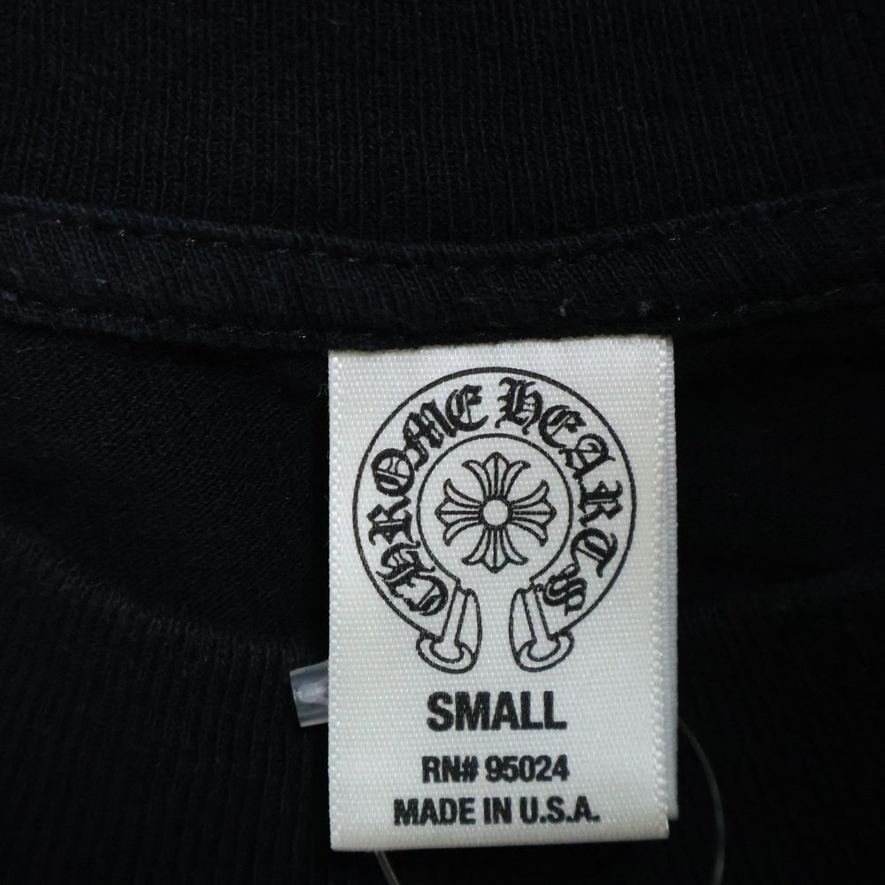 CHROME HEARTS(クロムハーツ) OLD RS3クロスプリント 長袖Tシャツ ブラック