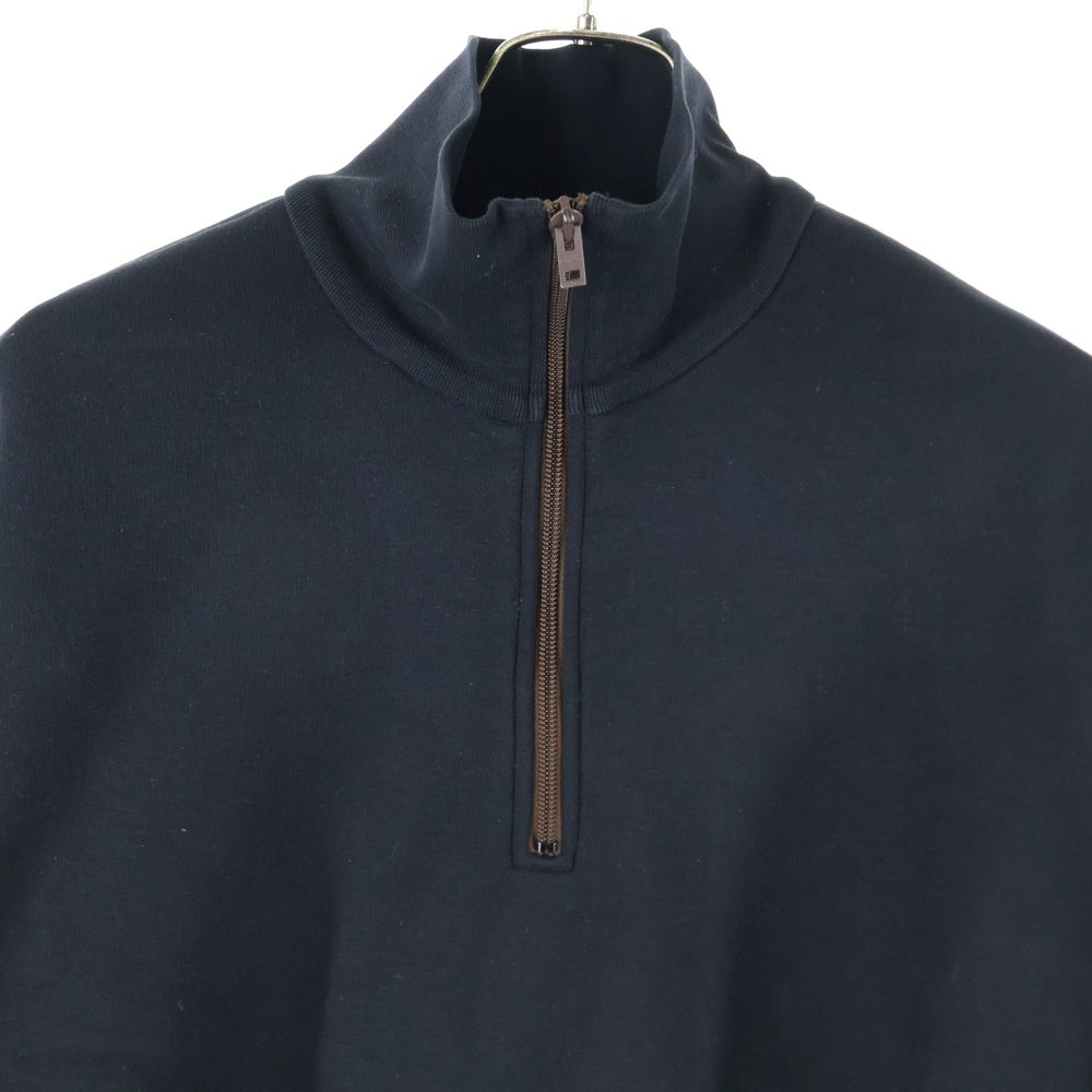 Acne Studios(アクネ ストゥディオズ) PINK LABEL ZIPPER SWEATER ハーフジップ スウェット ブラック FN-UX-SWEA000016