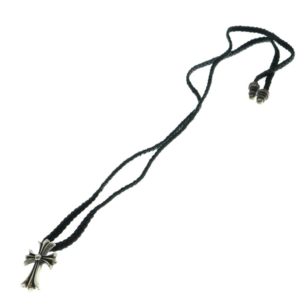 CHROME HEARTS(クロムハーツ) CH CRS SMLスモールCHクロス BC ボロチップブレイド ネックレス シルバー BCA220