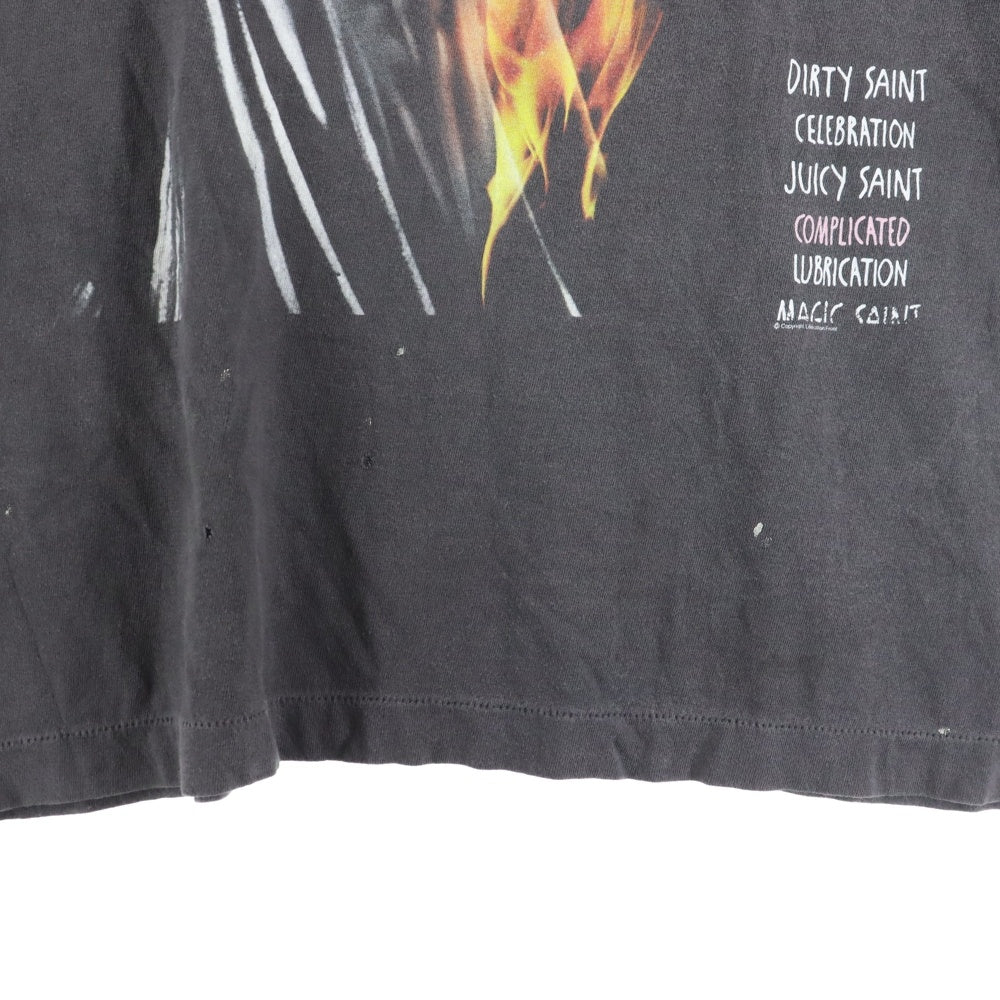 SAINT MICHAEL(セントマイケル) 25SSTEE DEVIL DADDY 半袖Tシャツ カットソー グレー SM-HR8-0000-002