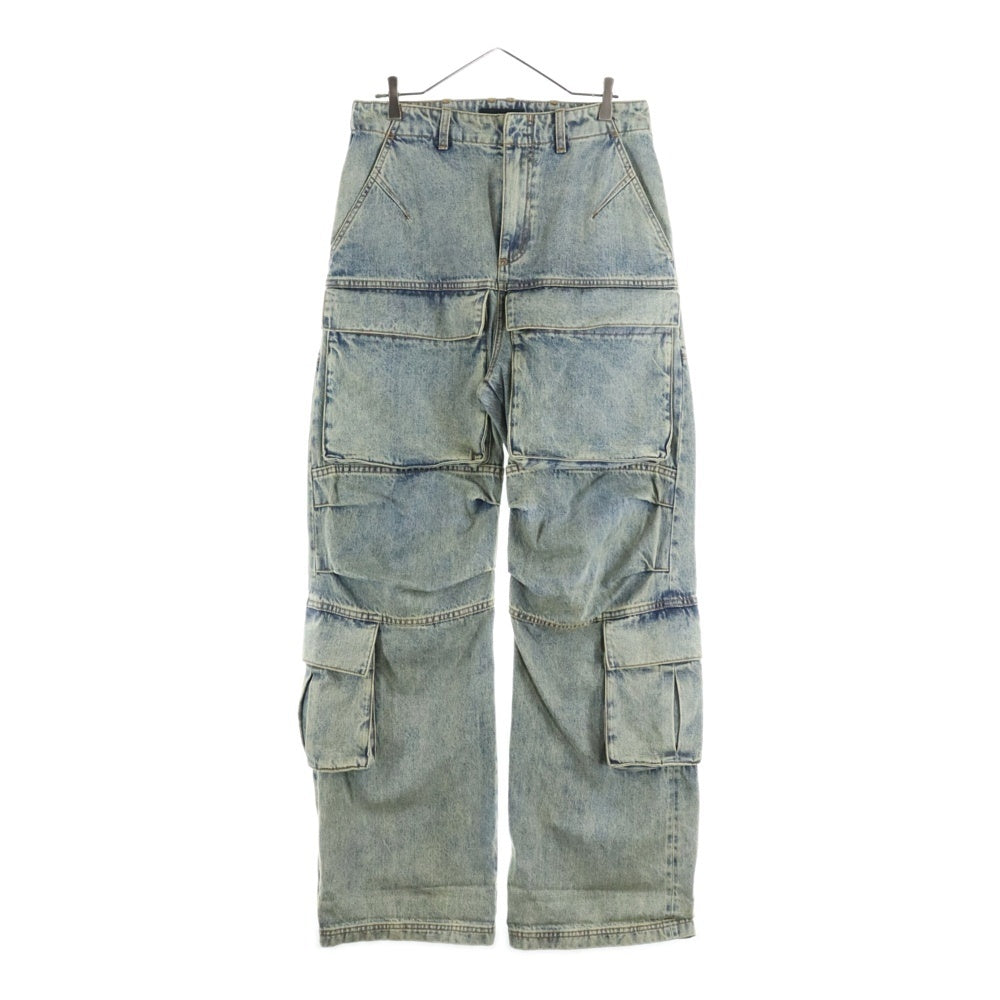 entire studios(エンタイア スタジオ) HEAVY DENIM CARGO デニムカーゴパンツ インディゴ ES2430SW