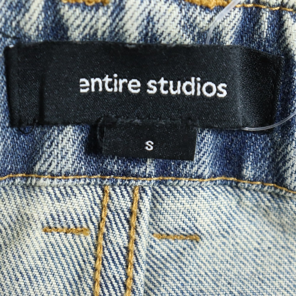 entire studios(エンタイア スタジオ) HEAVY DENIM CARGO デニムカーゴパンツ インディゴ ES2430SW