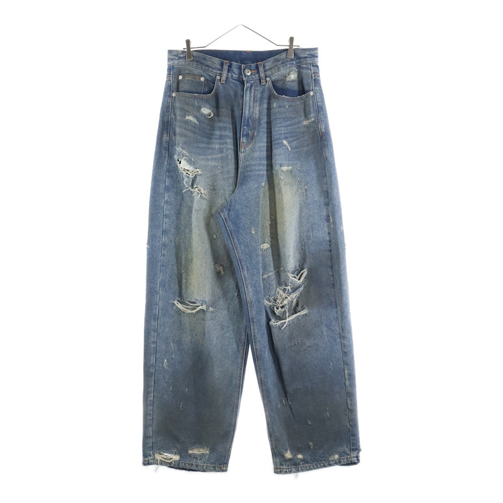 FR(13)NDS(フレンズ) 23AW HDKダメージ ワイド デニムパンツ インディゴ 23A-PTL071-RF