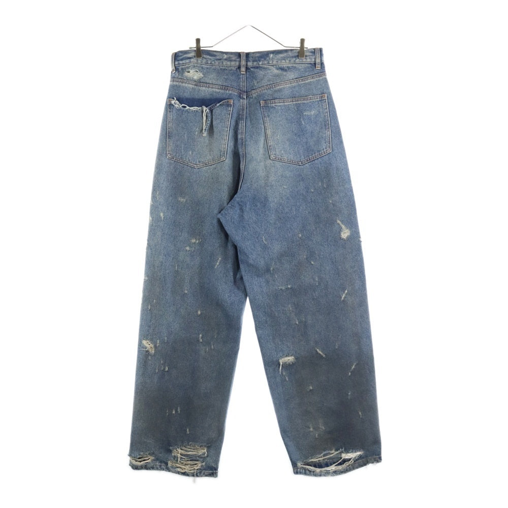 FR(13)NDS(フレンズ) 23AW HDKダメージ ワイド デニムパンツ インディゴ 23A-PTL071-RF