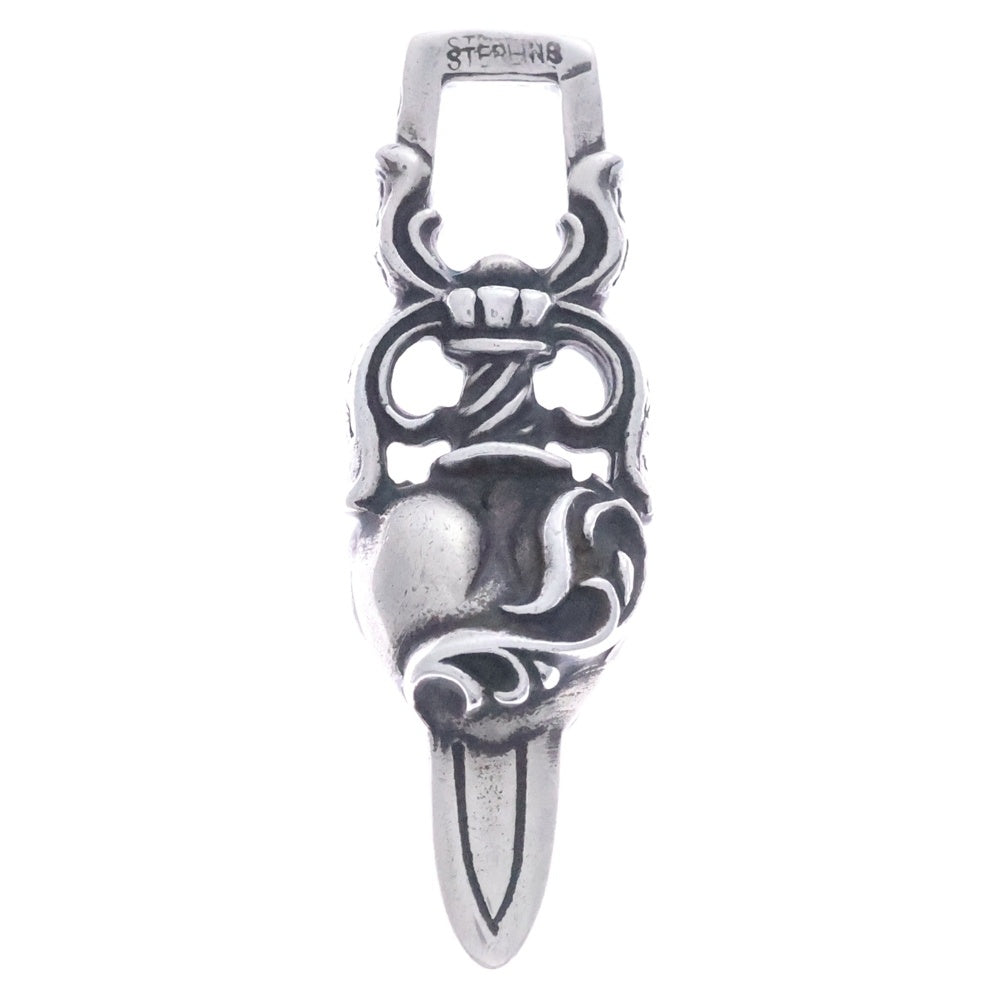 CHROME HEARTS(クロムハーツ) DAGGER HEART ダガーハート ペンダントトップ シルバー BCA243