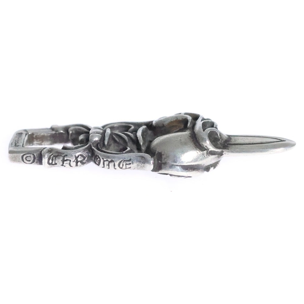 CHROME HEARTS(クロムハーツ) DAGGER HEART ダガーハート ペンダントトップ シルバー BCA243