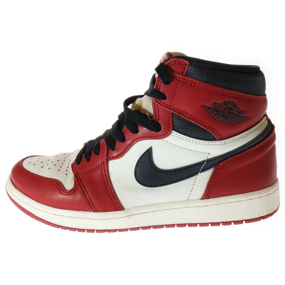NIKE(ナイキ) AIR JORDAN 1 HIGH OG CHICAGO LOST & FOUND DZ5485-612 エアジョーダン1ハイロストアンドファウンド ハイカットスニーカー ホワイト/レッド US8.5/26.5cm