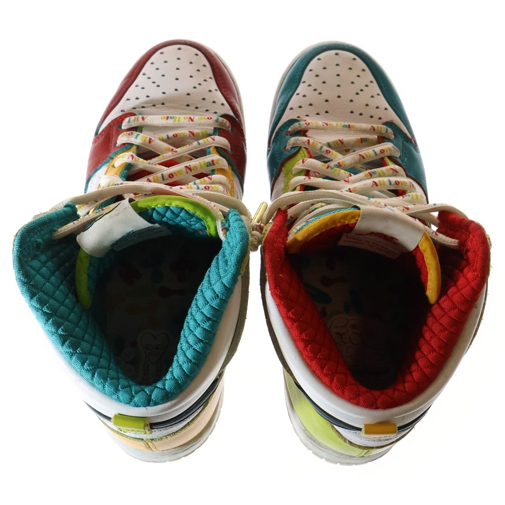 NIKE(ナイキ) Dunk High Pro QS All Love DH7778-100 ダンクハイ ハイカットスニーカー マルチカラー US8.5/26.5cm