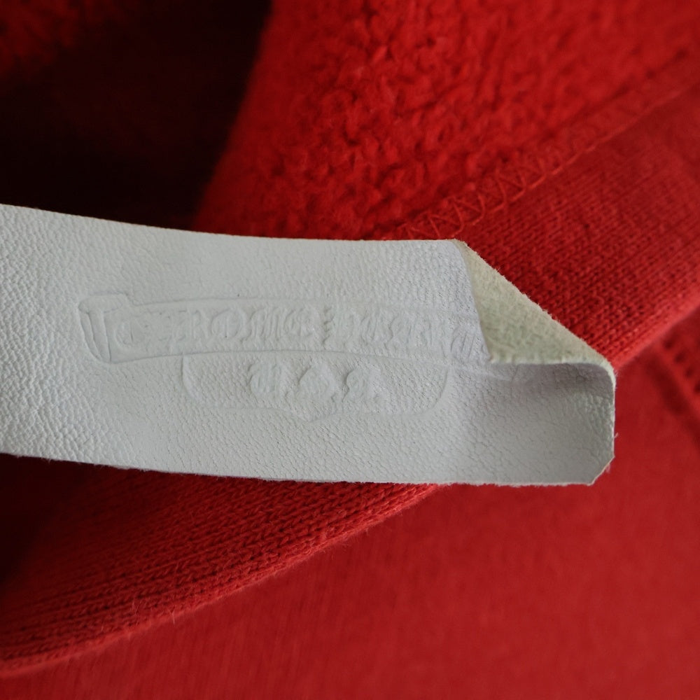 CHROME HEARTS(クロムハーツ) SAILIN ON ZIP HD セメタリークロス刺繍ジップアップパーカー レッド