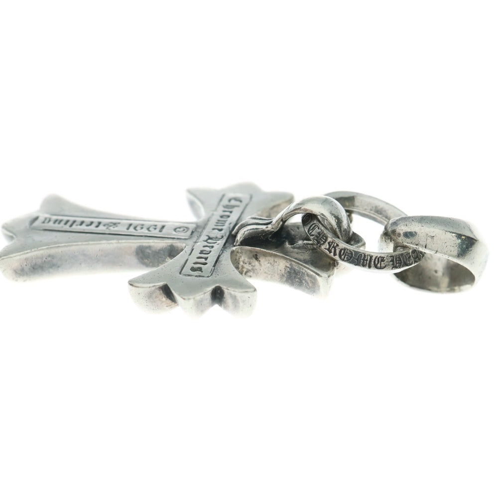 CHROME HEARTS(クロムハーツ) CH CRS SML W/BALE Wベイル スモールCHクロス ペンダントトップ シルバー BCA218