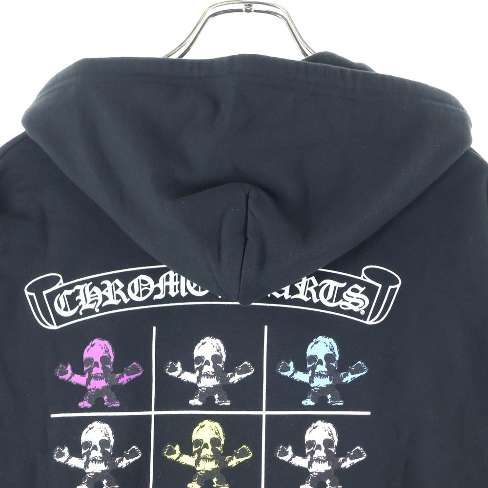 CHROME HEARTS(クロムハーツ) FOTI HOODIE ZIP ジップフォティ バックフォティプリント ジップアップパーカー ブラック