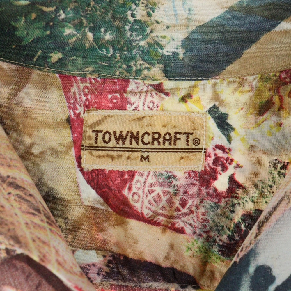 VINTAGE(ヴィンテージ) TOWNCRAFT 総柄 半袖 アロハシャツ