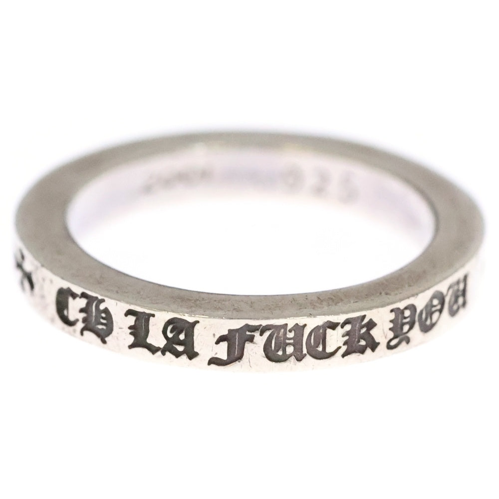 CHROME HEARTS(クロムハーツ) 3mm SPACER FUCKYOU LA限定 3mmスペーサーファックユー シルバーリング シルバー BCA395
