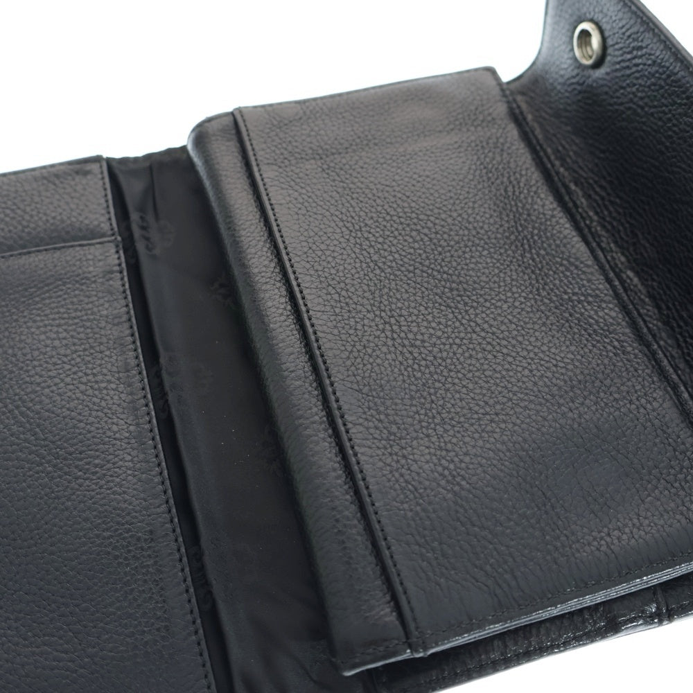 CHROME HEARTS(クロムハーツ) WAVE ウェーブ レザーウォレット 財布 ブラック BCA375