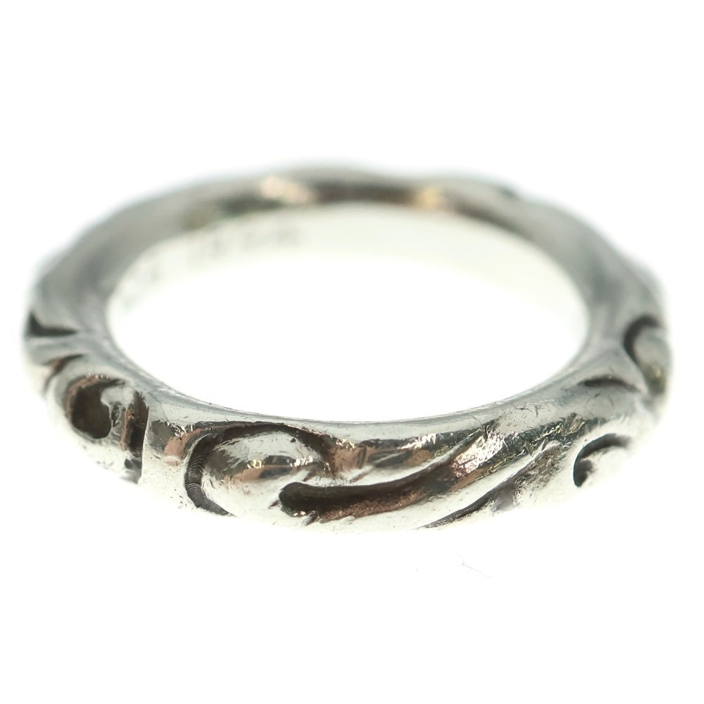 CHROME HEARTS(クロムハーツ) SCRL BAND スクロールバンド リング シルバー BCA351