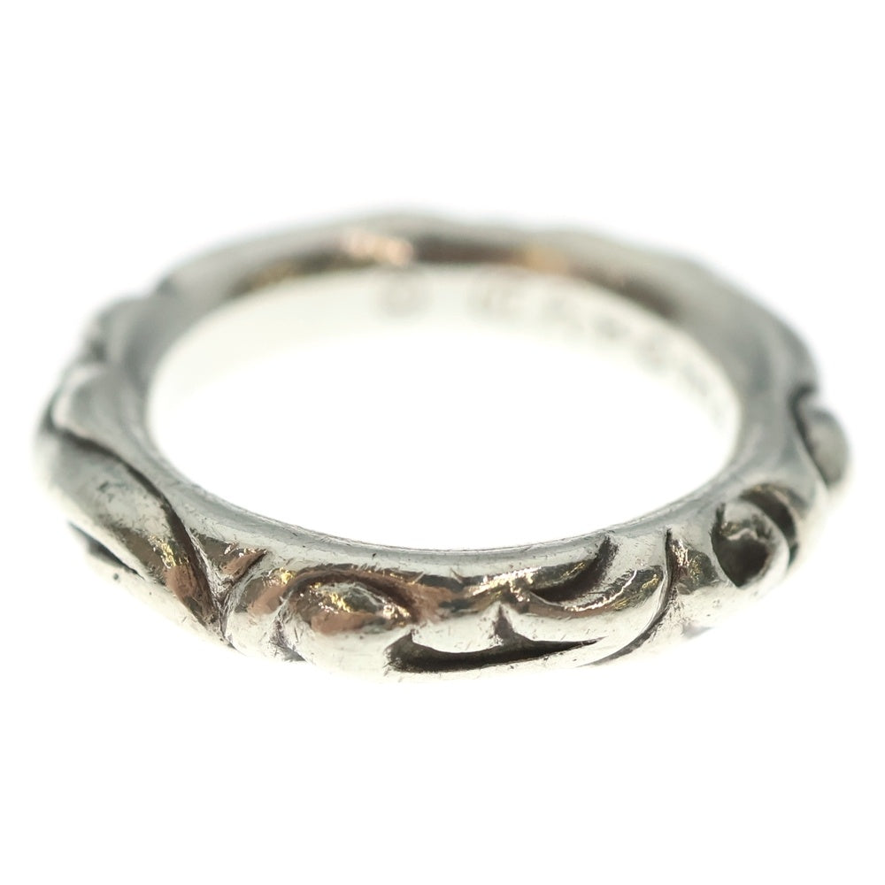 CHROME HEARTS(クロムハーツ) SCRL BAND スクロールバンド リング シルバー BCA351