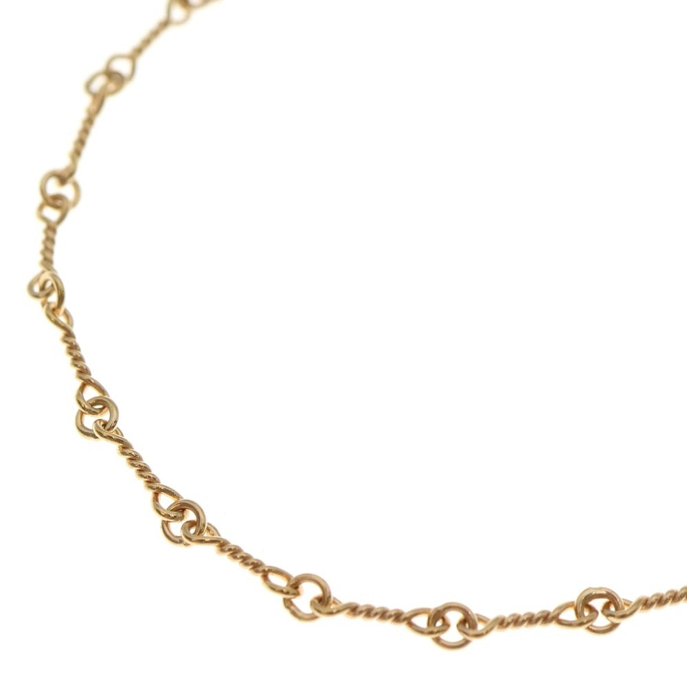 CHROME HEARTS(クロムハーツ) 22K NECKCHAIN T20 ツイストチェーンネックレス 20inch ゴールド BCA015