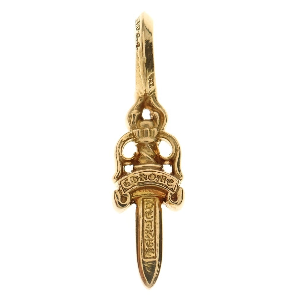 CHROME HEARTS(クロムハーツ) 22K STACK DAGGER V2 ダガースタックチャーム ネックレストップ ゴールド