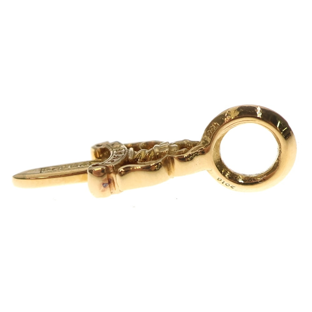 CHROME HEARTS(クロムハーツ) 22K STACK DAGGER V2 ダガースタックチャーム ネックレストップ ゴールド