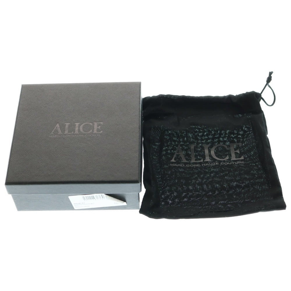 Alice Hollywood(アリス ハリウッド) BLISTERED CHOPPER BELT クロスモチーフ ベルト ブラック