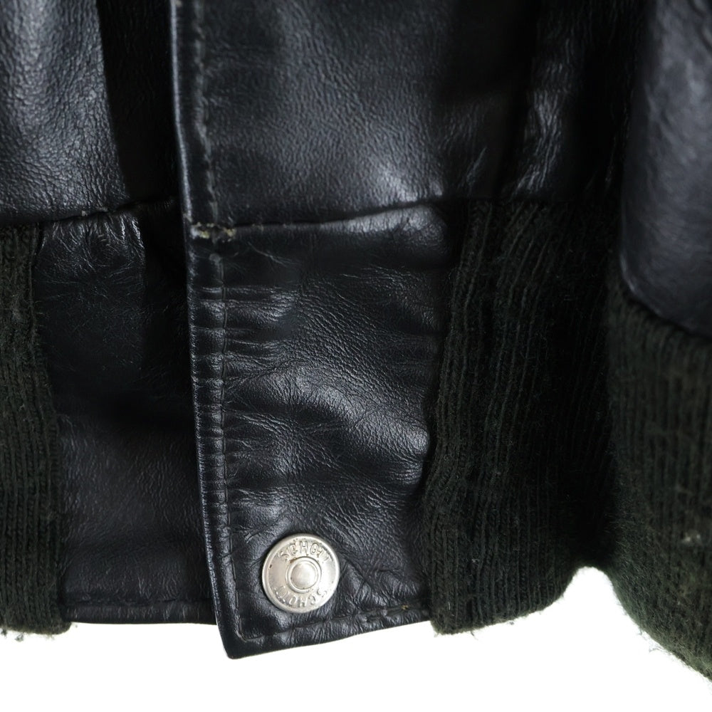 SCHOTT(ショット) A-2 フライト レザージャケット ブラック