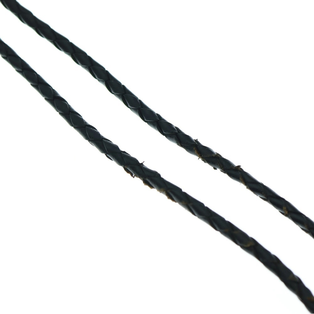 CHROME HEARTS(クロムハーツ) BOLOTIE OVALTINY タイニークラシックオーバルクロス ループタイ シルバー/ブラック BCA209