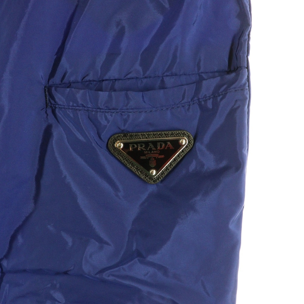 PRADA(プラダ) RE-NYLON三角プレートハーフパンツ ネイビー SPH153 S212 1WQ9
