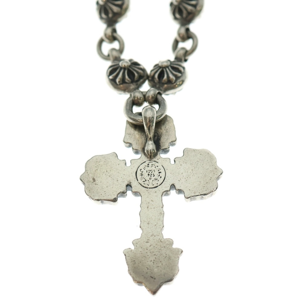 CHROME HEARTS(クロムハーツ) #1 CRSBL CHN FILIG CRS クロスボールチェーン フィリグリークロスXS ネックレス シルバー BCA191