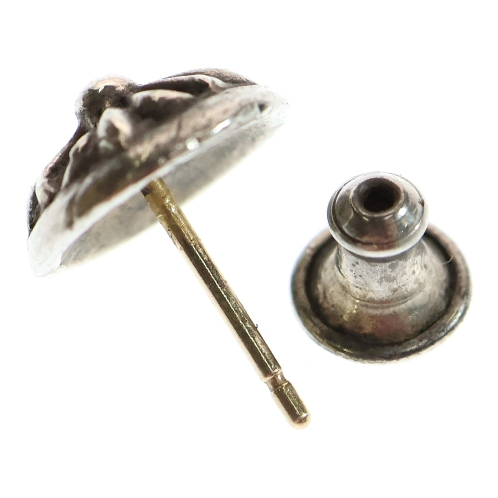 CHROME HEARTS(クロムハーツ) STUD CRSBLL クロスボールスタッドピアス シルバー BCA110