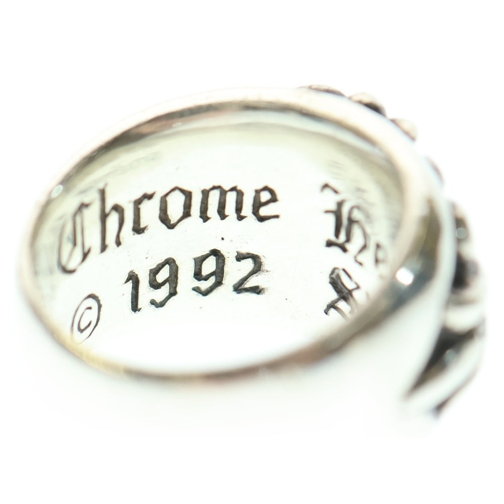 CHROME HEARTS(クロムハーツ) FLRL CRS P DMND フローラルクロス PAVEダイヤ リング シルバー
