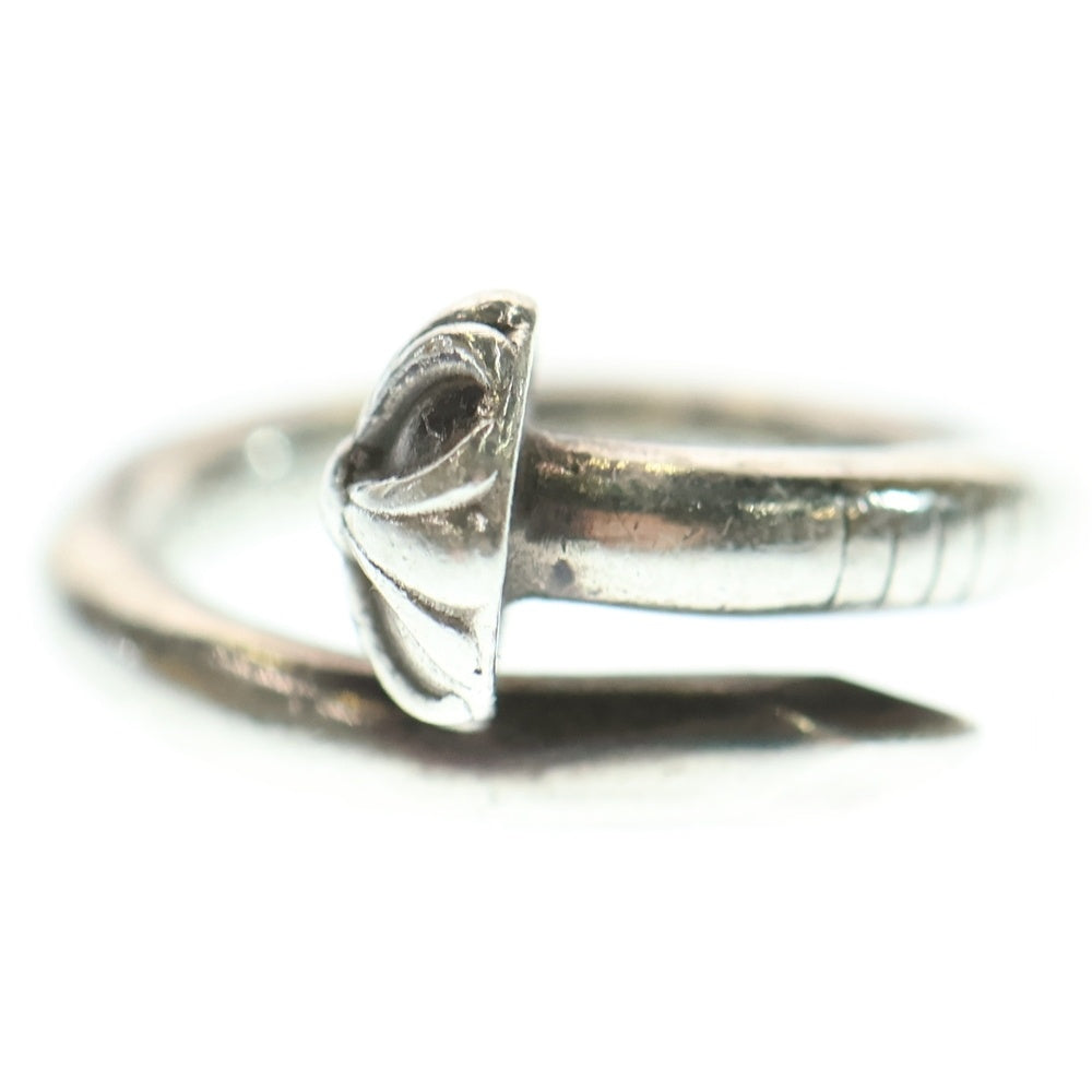 CHROME HEARTS(クロムハーツ) NAIL CRSBALL ネイル クロスボール リング シルバー BCA349