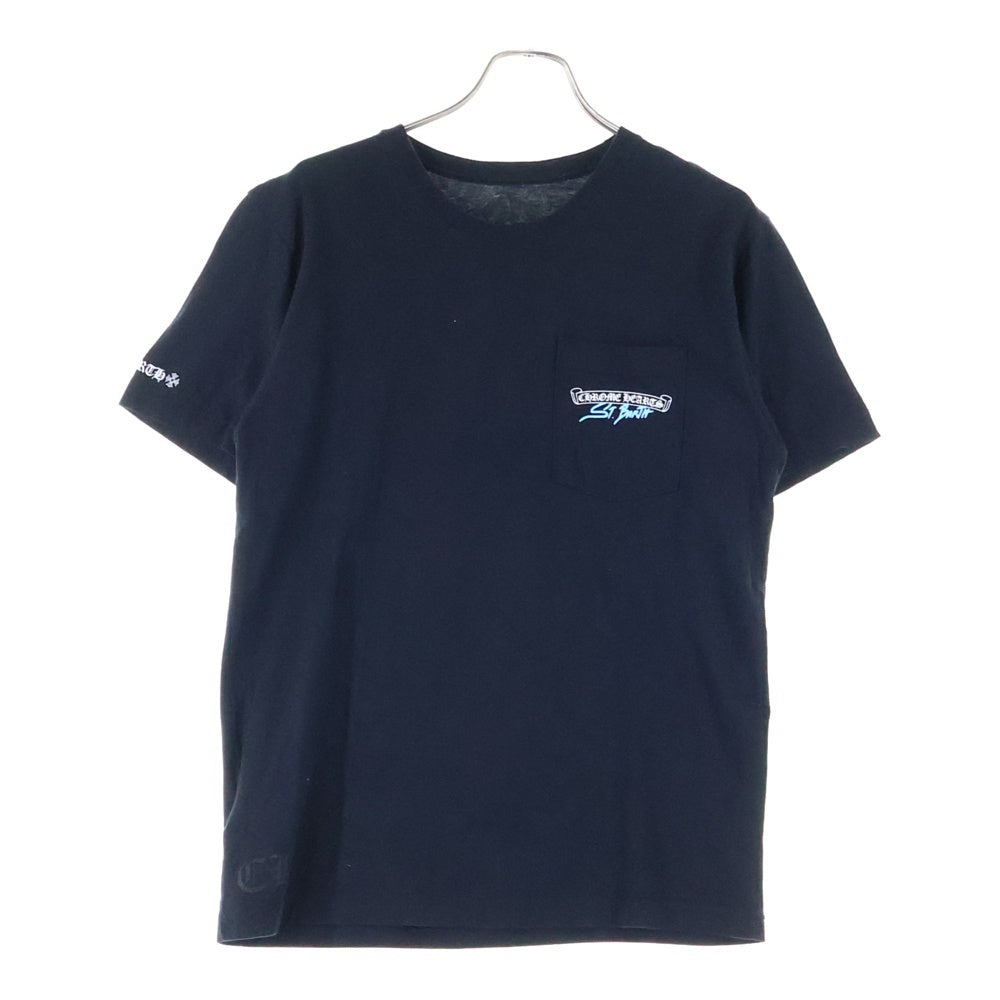 CHROME HEARTS(クロムハーツ) St. Barth Limited Back Scroll Logo Tee 半袖Tシャツ カットソー ブラック