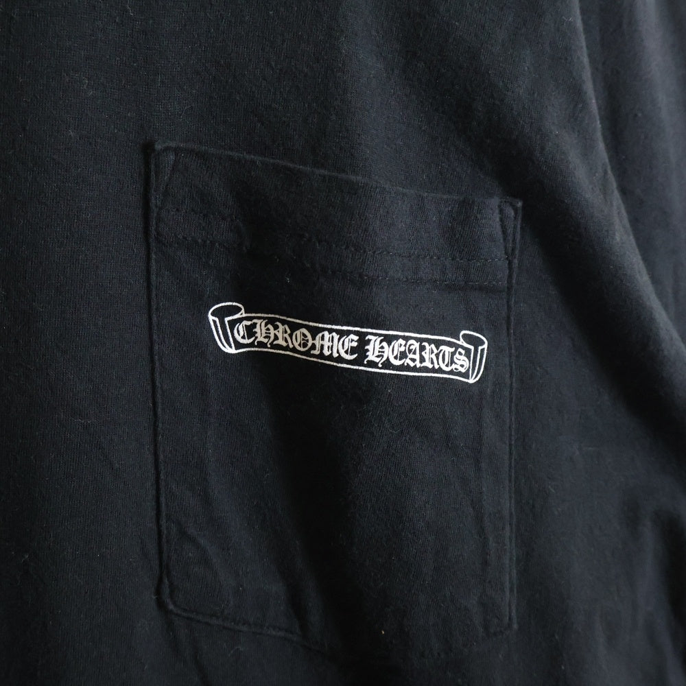 CHROME HEARTS(クロムハーツ) Aspen SCROLL L/S Tee 長袖Tシャツ カットソー ブラック