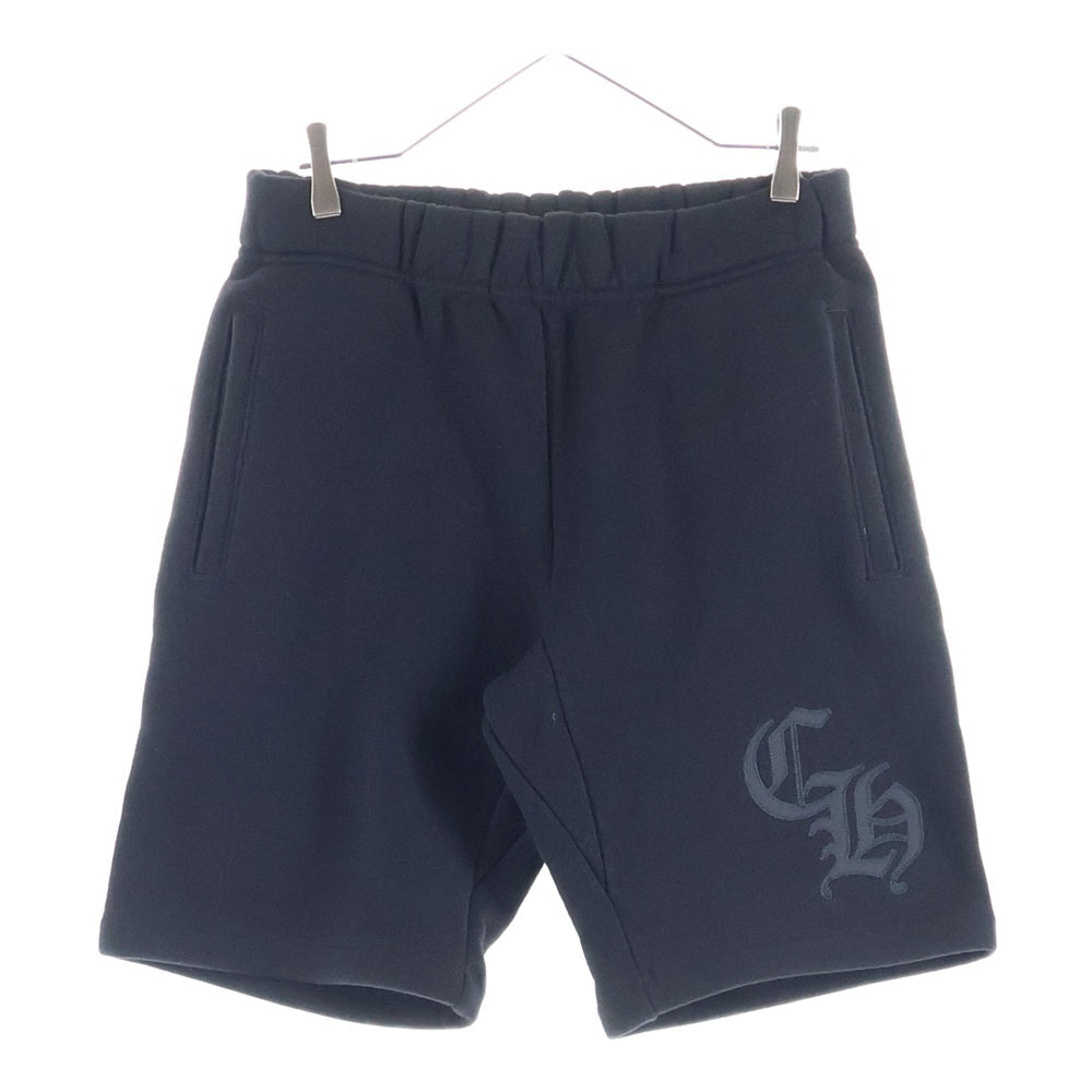 CHROME HEARTS(クロムハーツ) Y NOT 7-11刺繍ロゴ ハーフパンツ ショーツ ブラック