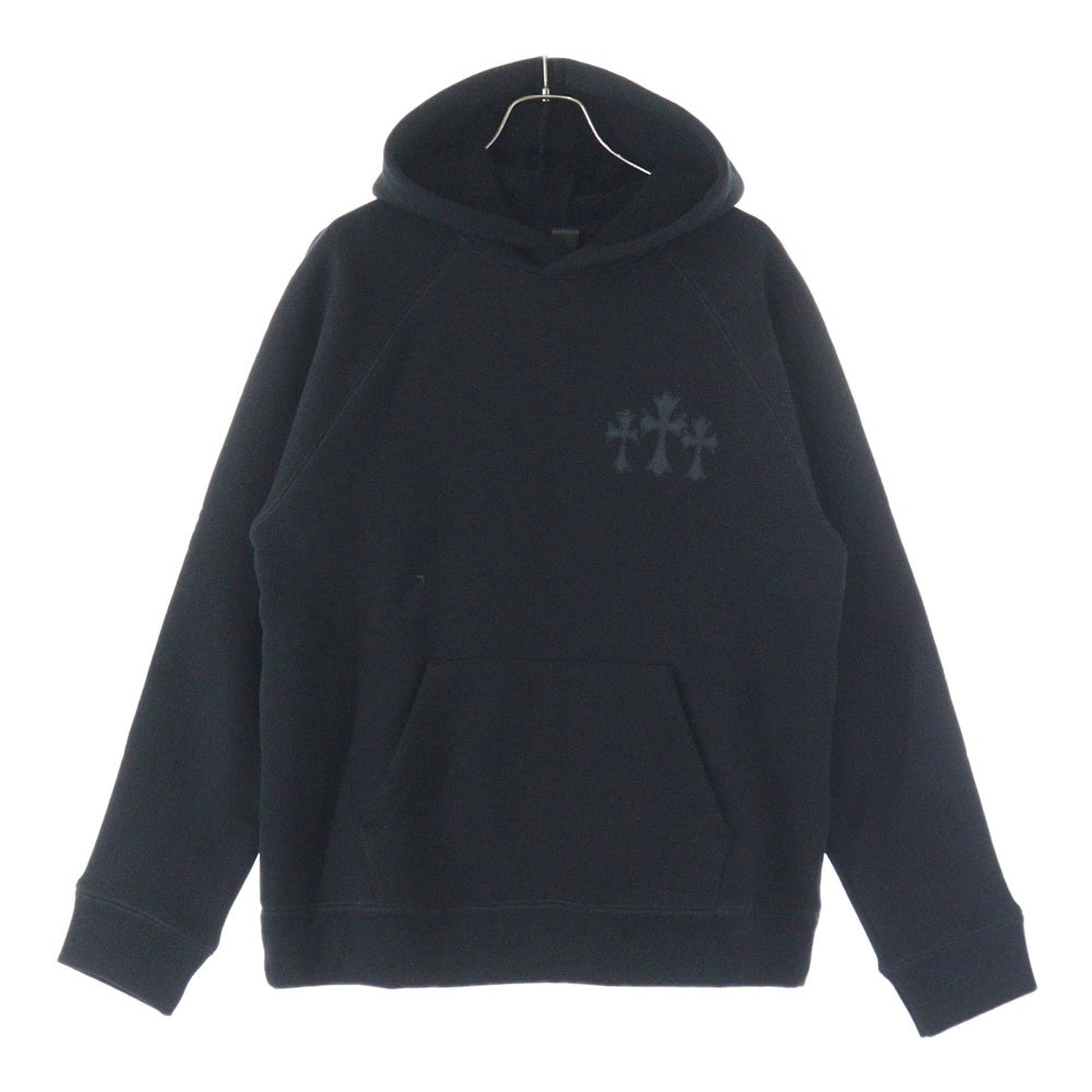 CHROME HEARTS(クロムハーツ) 7-11 HOODIE バックCHロゴ クロス刺繍 プルオーバーパーカー ブラック