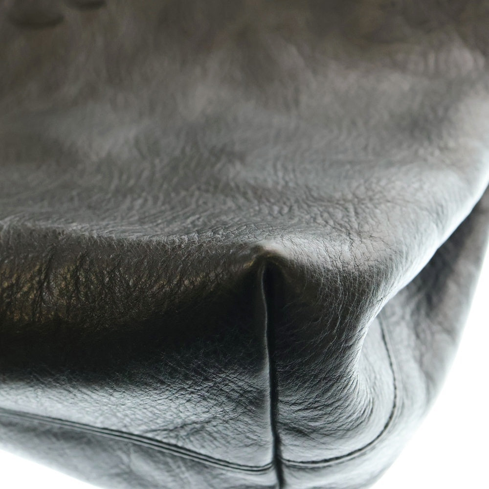 CHROME HEARTS(クロムハーツ) TOTE W SNP BS FLUER BS フレアトート BSフレアレザーパッチトートバッグ ブラック