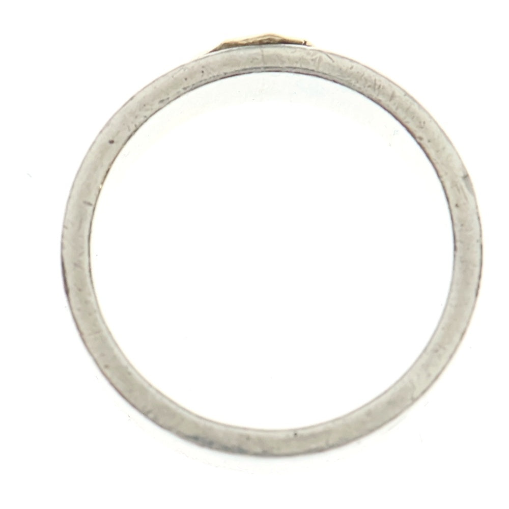 goro's(ゴローズ) 平打ちリング シルバー/ゴールド