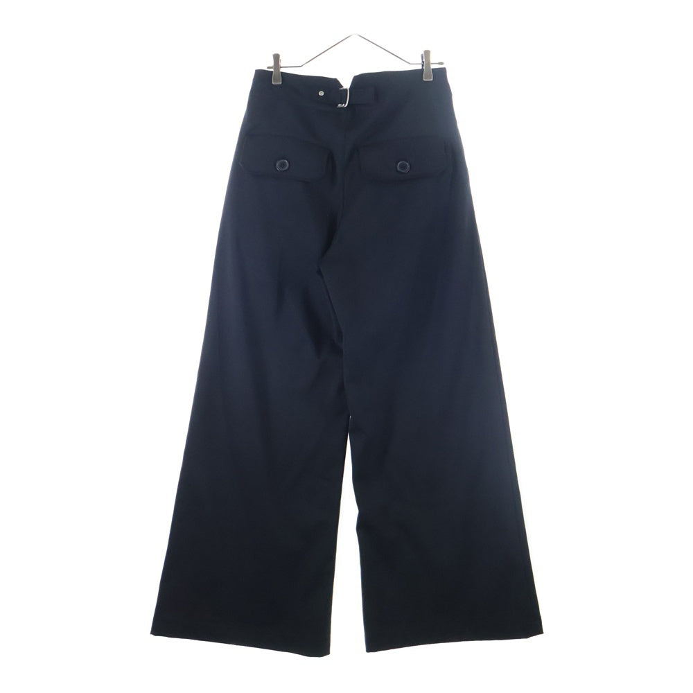 entire studios(エンタイア スタジオ) CINCH PANTスラックス パンツ ブラック ES2546BL