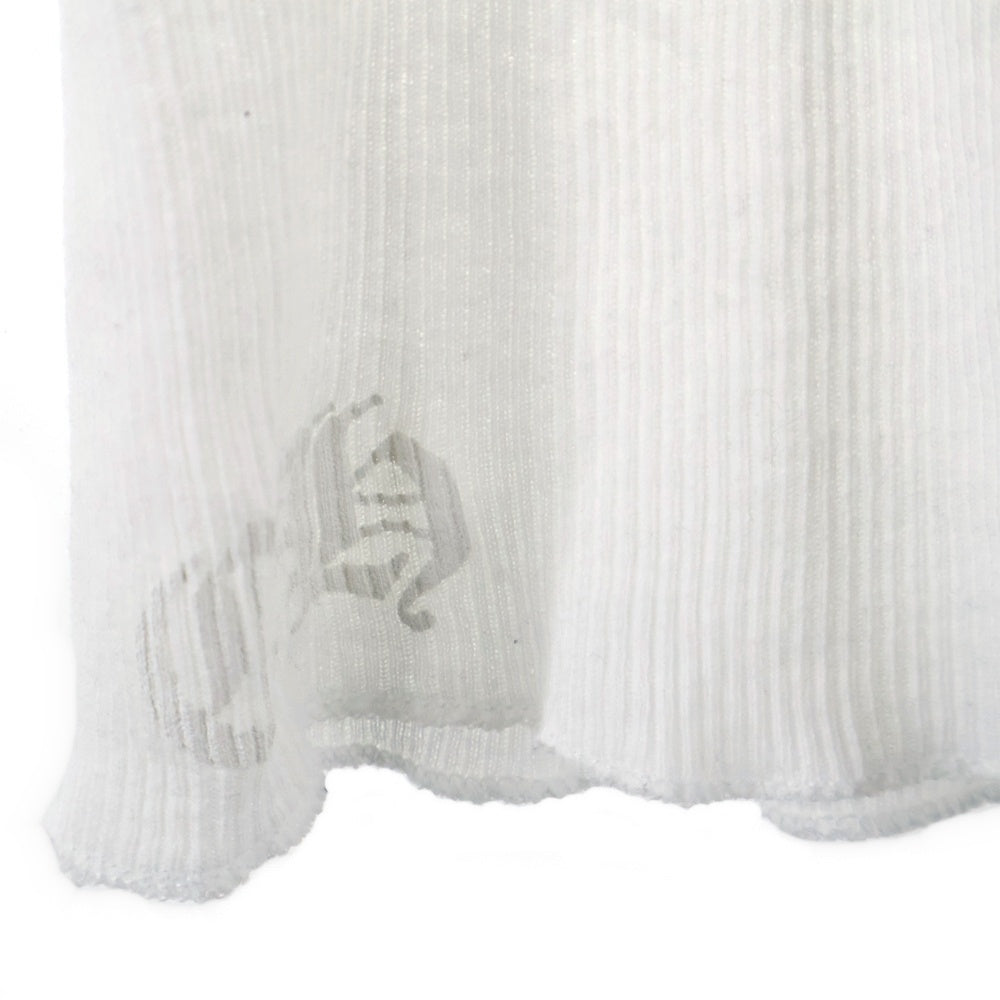 CHROME HEARTS(クロムハーツ) ラスベガス限定× The Rolling Stones Lip And Tongue Horseshoe Lib Tank Top ローリングストーンズ リップアンドタン ホースシュー リブ タンクトップ