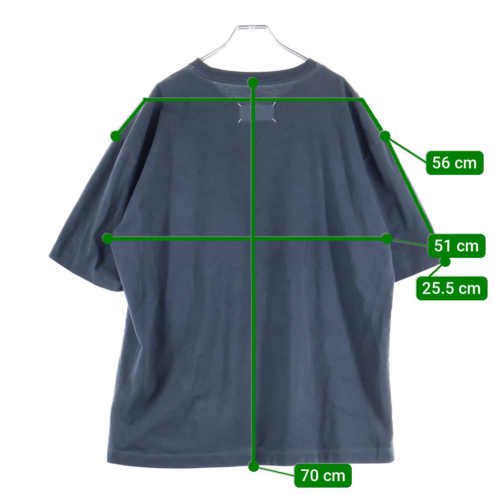 Maison Margiela(メゾンマルジェラ) 23SS オーバーサイズ クルーネック 半袖 カットソー Tシャツ グレー S50GC0646 S23883