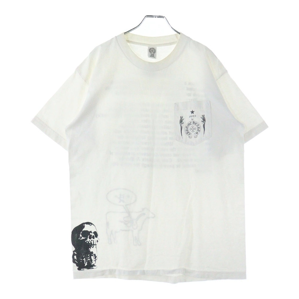CHROME HEARTS(クロムハーツ) FOTI S/S Tee フォティ プリント 半袖Tシャツ カットソー ホワイト