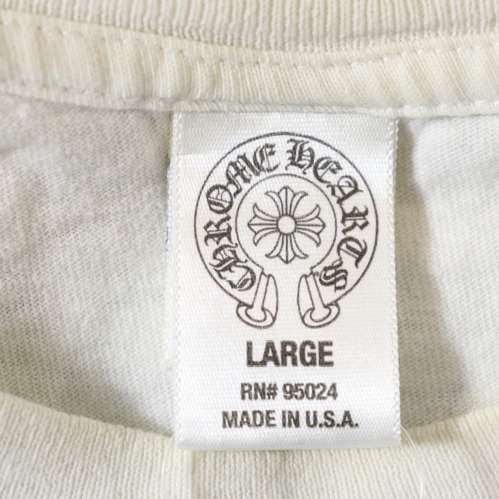 CHROME HEARTS(クロムハーツ) FOTI S/S Tee フォティ プリント 半袖Tシャツ カットソー ホワイト